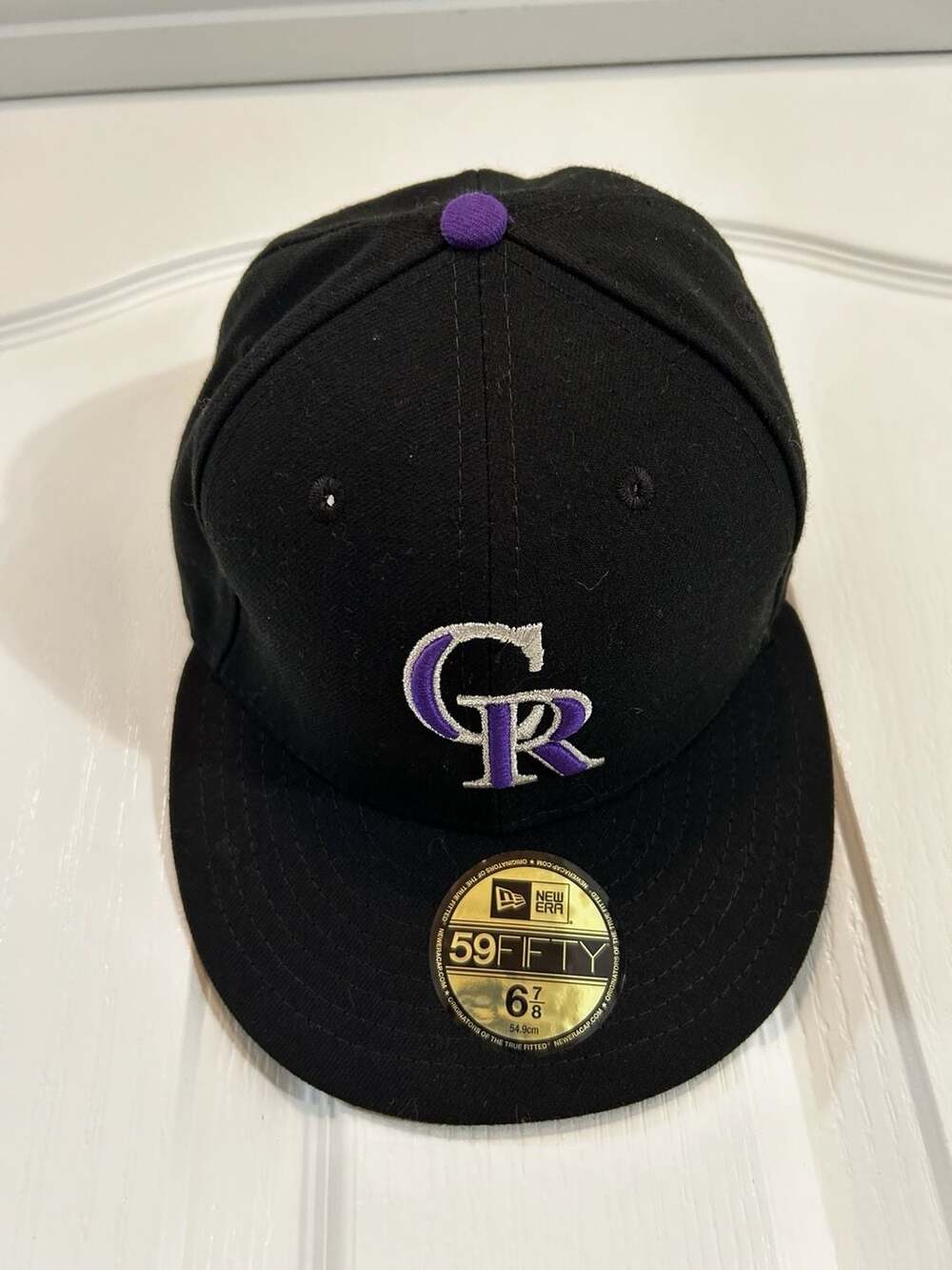 New Era Colorado Rockies 59FIFTY Authentic On-Field Fitted Hat Size 6 7/8